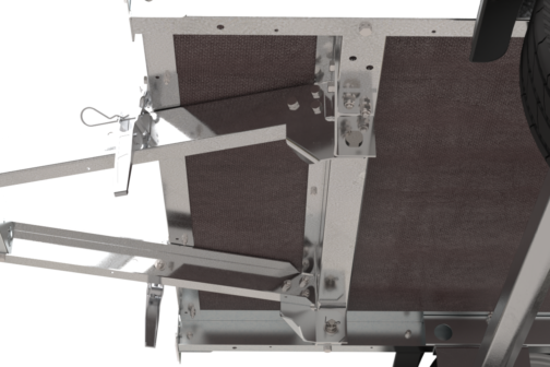 Remolque de carga ligero Garden Trailer 150 KIPP 150x106  MMA 750KG - Imagen 13