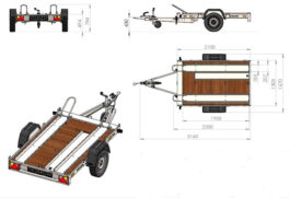 Remolque de motocicleta UNITRAILER MOTO 2 NEW