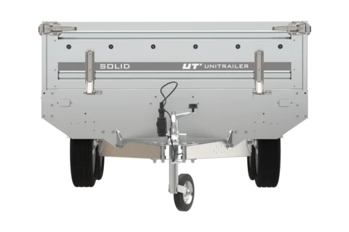 Remolque de transporte de dos ejes 304x153 con ruedas debajo UNITRAILER SOLID 300/2 GVW 750 kg - Imagen 9