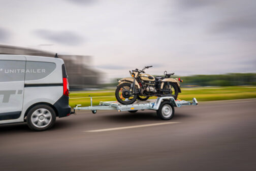Remolque para moto quad Unitrailer MOTOQUAD 266 MMA 750 kg basculante hidráulicamente - Imagen 6