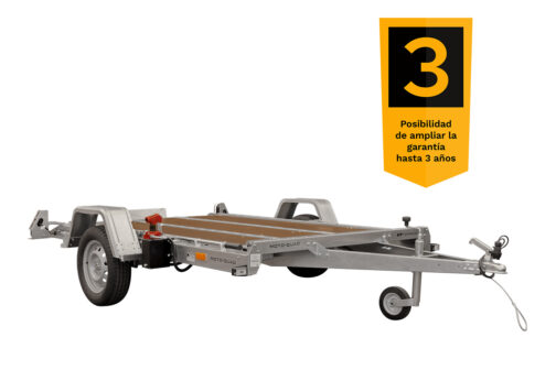 Remolque para moto quad Unitrailer MOTOQUAD 266 MMA 750 kg basculante hidráulicamente - Imagen 3