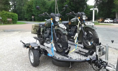 REMOLQUE DE MOTO/QUAD ABATIBLE Y PLEGABLE DUO - Imagen 10