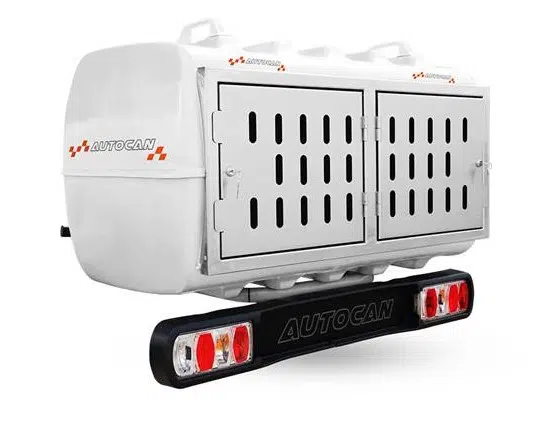 PORTAPERROS AUTOCAN MAGNUM BLANCO