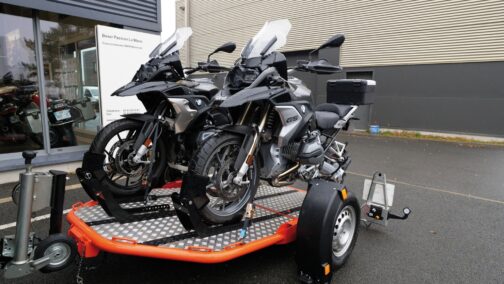 REMOLQUE DE MOTO/QUAD ABATIBLE Y PLEGABLE DUO - Imagen 6