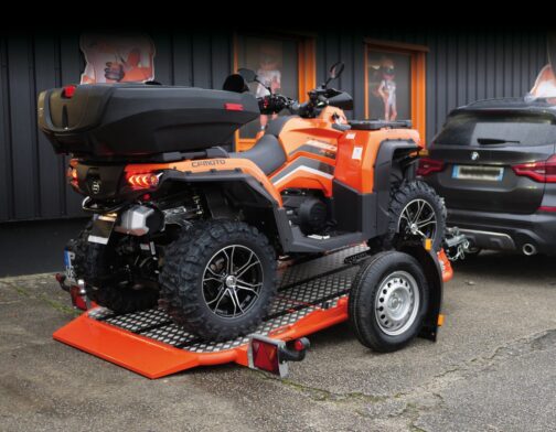 REMOLQUE DE MOTO/QUAD ABATIBLE Y PLEGABLE DUO - Imagen 5