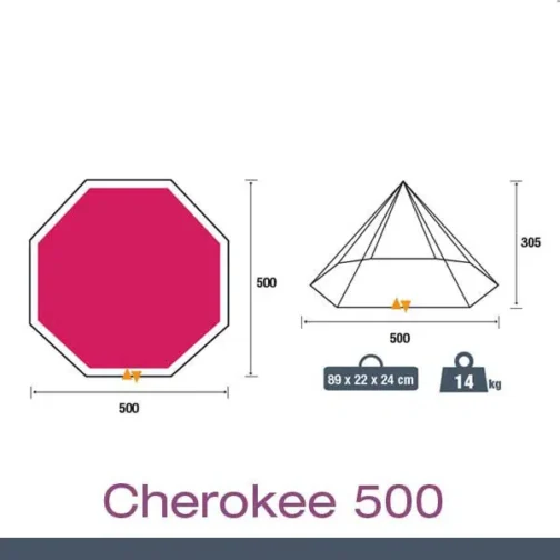 TIENDA TIPI CHEROKEE 500 – 6 PERSONAS - Imagen 3