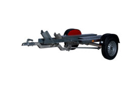 REMOLQUE DE MOTO PESADA PLEGABLE HD CLASSIQUE + ESCALONES LATERALES OZICONCEPT