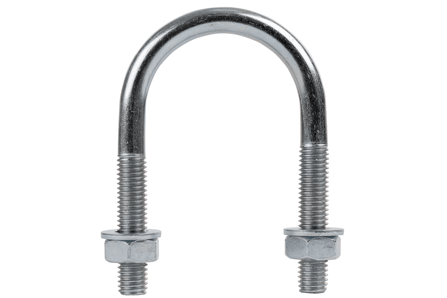 Abrazadera redonda M10 con tuercas y arandelas 49/92