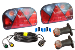 Arnés eléctrico Mantes para remolques 7m 7 PIN Bayoneta 5 PIN – marcadores contorno corto