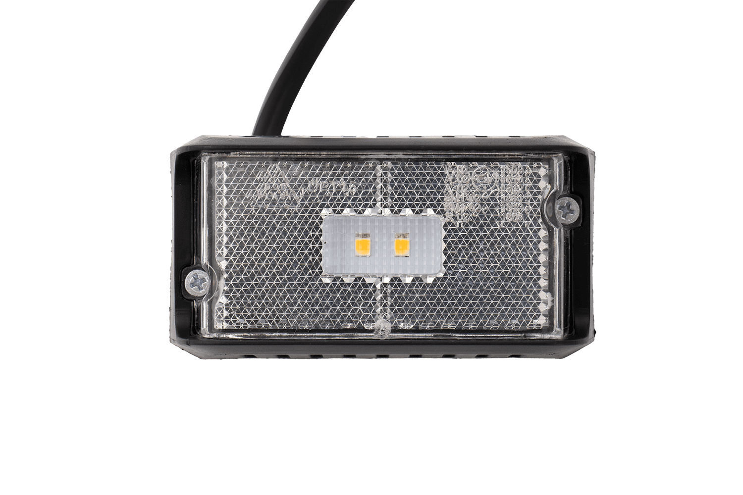 Baliza LED DOBPLAST DPT15 blanca con reflector y cable de 0