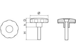 C-60 M 10X68 Pomo para rampas