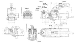 Cabezal de enganche AL-KO AK301 3000kg FI 50mm