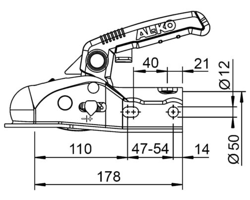 Cabezal de enganche Soft-Dock AL-KO AK161 MMA 1600 kg - Imagen 2