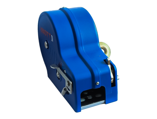 Cabrestante Knott 1150 kg con cinta carcasa azul - Imagen 2