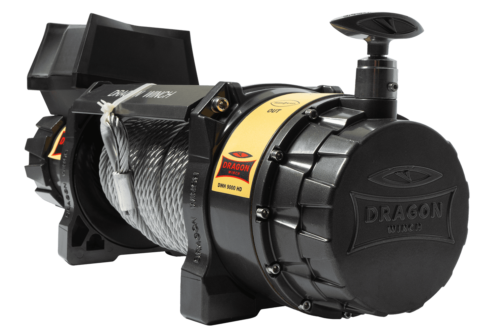 Cabrestante eléctrico Dragon Winch 12V 4082kg con cable de acero - Imagen 5