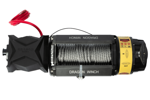 Cabrestante eléctrico Dragon Winch 12V 4082kg con cable de acero - Imagen 6