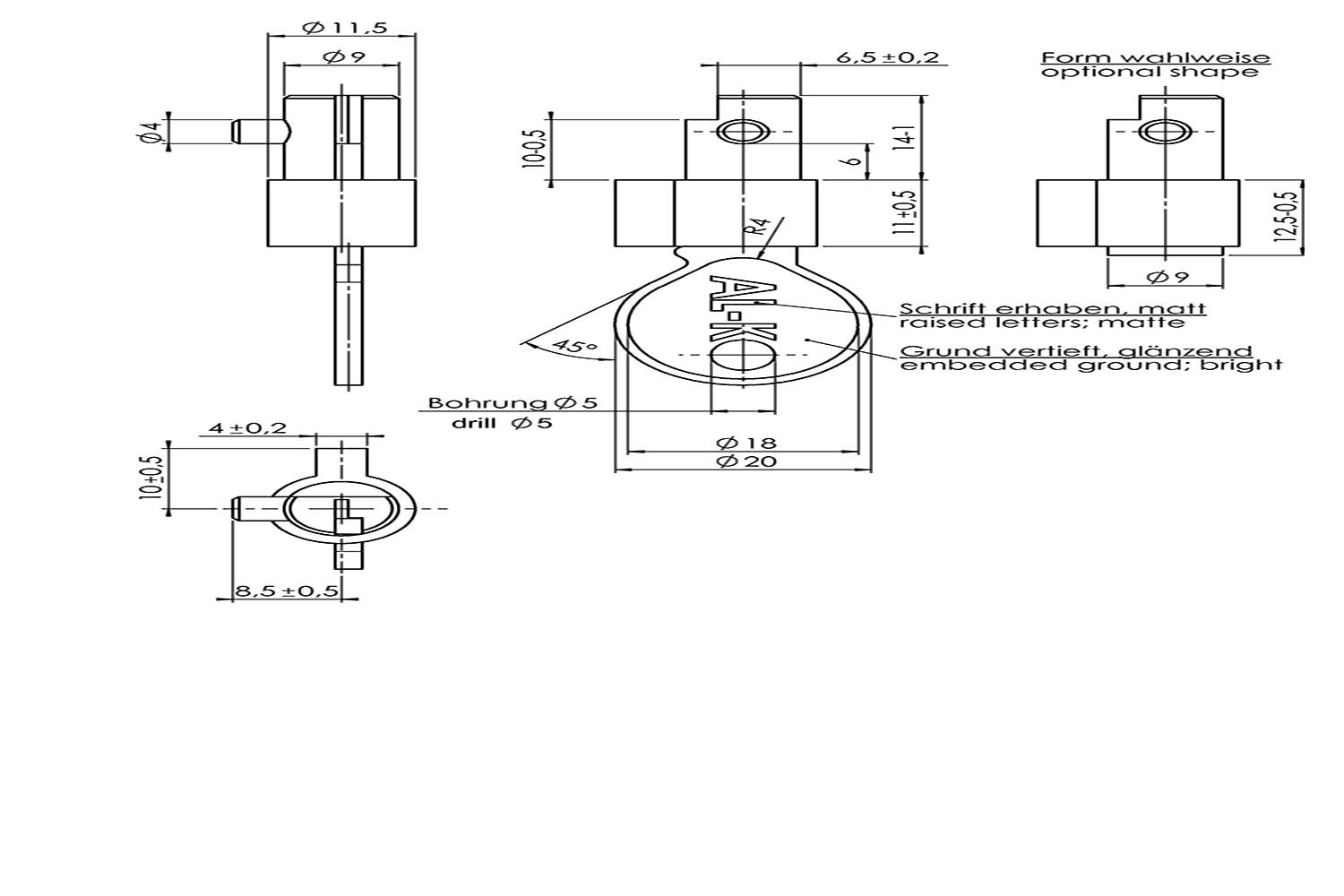 Cilindro de la cerradura AL-KO AKS 2000 / AK 30 / AK 35 - Imagen 2