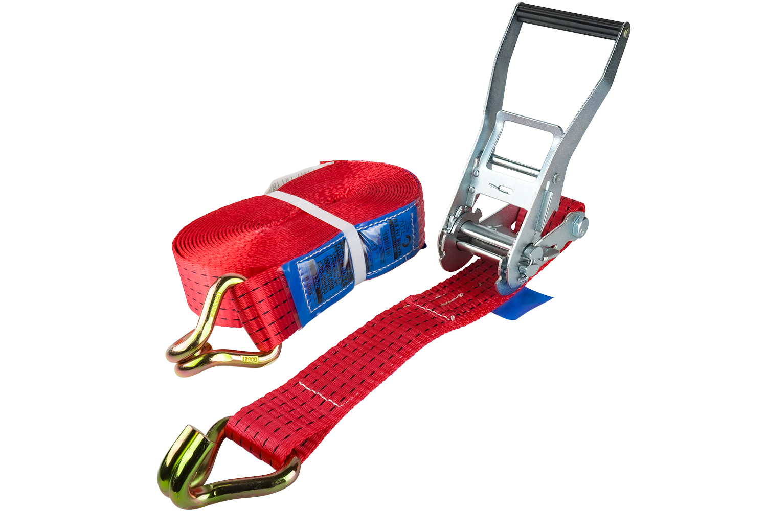 Cinta de transporte 10M/50mm/5T rojo - Imagen 3