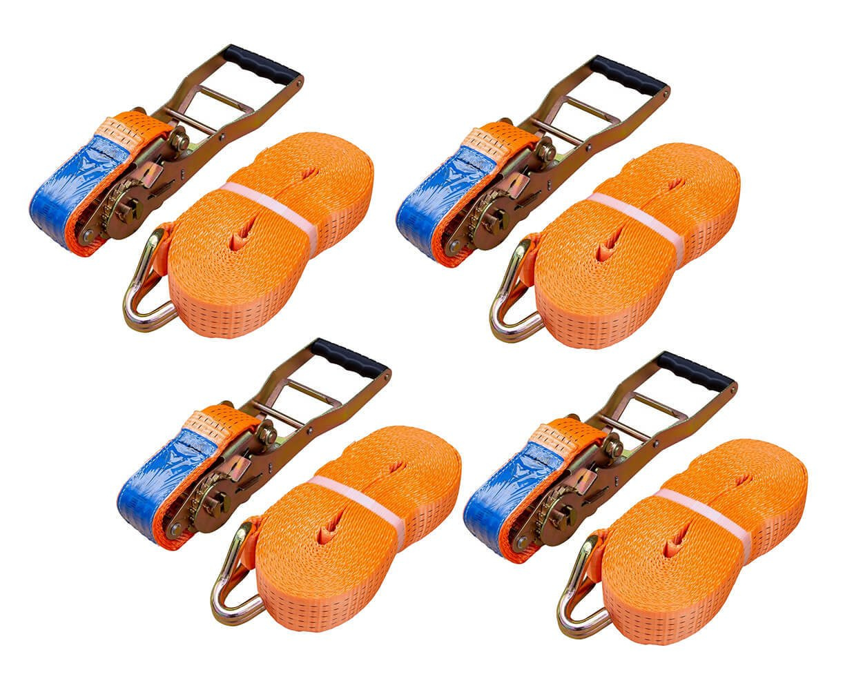 Conjunto: 4 unidades de cincha de amarre ERGO 10M/50mm/5000kg