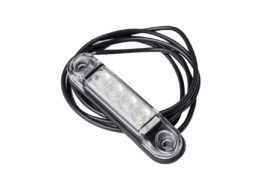 Conjunto 4x luces de gálibo blancos LED SLIM