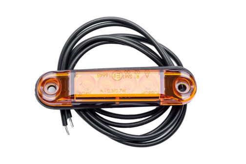 Conjunto 4x luces de gálibo naranja LED SLIM - Imagen 4