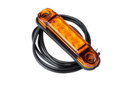 Conjunto 4x luces de gálibo naranja LED SLIM