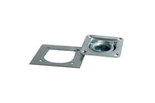 Conjunto: Amarre ZBF 70-1 Winterhoff con placa de fijación al remolque