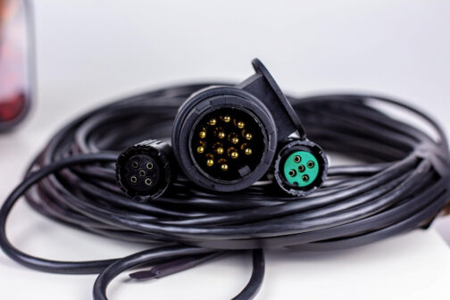 Conjunto: Pilotos traseros Aspöck Multipoint V LED con arnés 5,5 m 13-PIN - Imagen 4