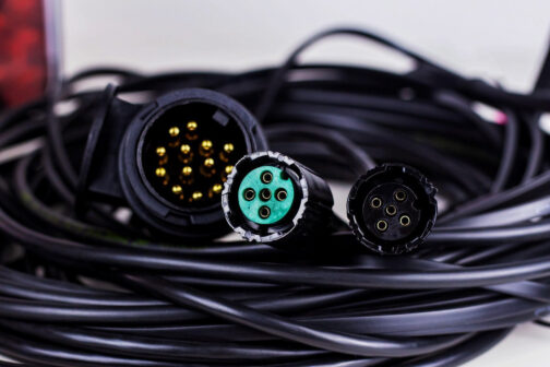 Conjunto: Pilotos traseros Aspöck Multipoint V LED con arnés  7 m 13-PIN - Imagen 4