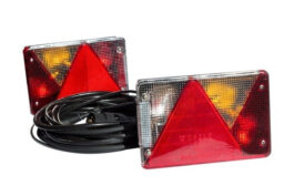 Conjunto: piloto derecho e izquierdo Multipoint IV Aspöck, arnés de cableado