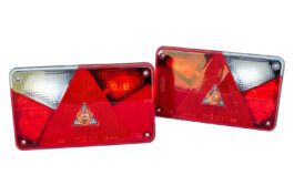 Conjunto: pilotos traseros Aspöck Multipoint V LED derecho e izquierdo