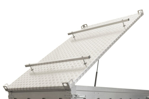 Cubierta remolque UNITRAILER GARDEN TRAILER 200 KIPP con cilindros / cerradura con llave - Imagen 6