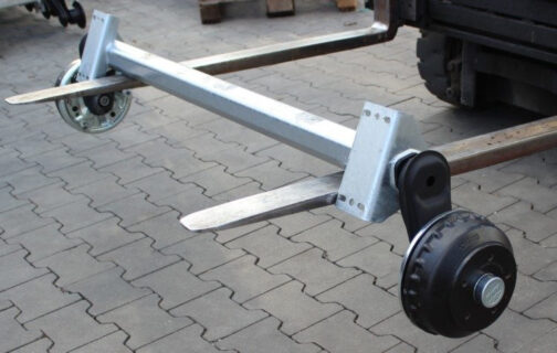 Eje estanco con freno para remolques náuticos AL-KO 1200 mm 1000 kg 5x112 - Imagen 4