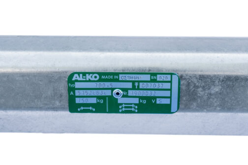 Eje sin freno AL-KO optima 1070 mm 750 kg 100x4 - Imagen 2