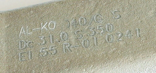 Enganche argolla DIN 2,8VB 351VB AL-KO, tubo  Fi 60 MMA 3500kg - Imagen 4
