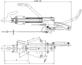Enganche con freno de inercia KNOTT KF17 mma hasta 1700kg k20-b