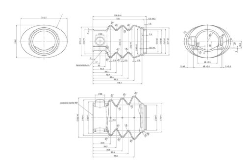 Fuelle de goma AL-KO 161S / 251S / 251G FI50 - Imagen 2