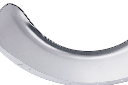 Guardabarros para remolque 15-16" DE HAAN paso de rueda metálico 800/415 mm - Imagen 3