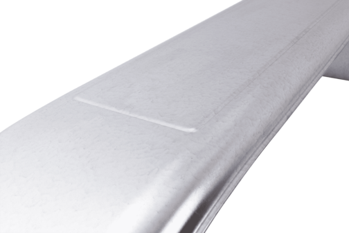 Guardabarros tándem para remolque de 14-15" Paso de rueda de metal DE HAAN 1550/375 mm - Imagen 4