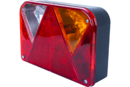 Juego de luces: pilotos traseros + luces de posición DOBPLAST + haz Mantes 8m 13 pines
