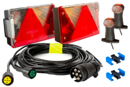 Juego: luces traseras Aspöck Multipoint IV