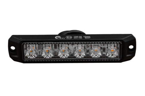 Lámpara LED de destello de haz de advertencia 7W amarillo LW0042