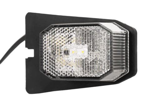 Lámpara de balizamiento LED Aspöck Flexipoint blanca con soporte y cable 0,5M/DC - Imagen 3