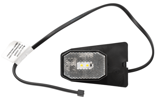 Lámpara de balizamiento LED Aspöck Flexipoint blanca con soporte y cable 0,5M/DC - Imagen 5