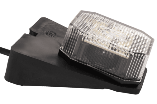 Lámpara de balizamiento LED Aspöck Flexipoint blanca con soporte y cable 0,5M/DC - Imagen 6