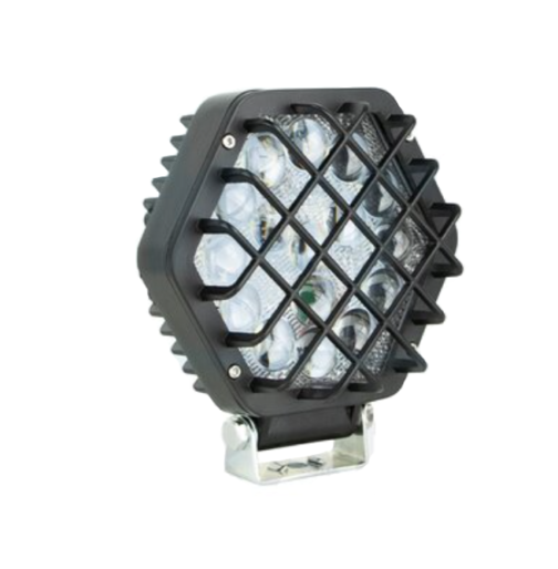Lámpara de trabajo 16 LED 48W con tapa de metal