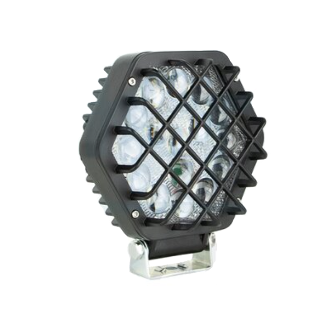 Lámpara de trabajo 16 LED 48W con tapa de metal