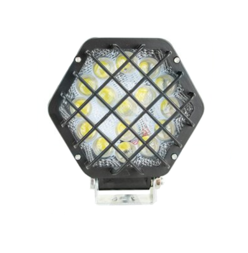 Lámpara de trabajo 16 LED 48W con tapa de metal - Imagen 2