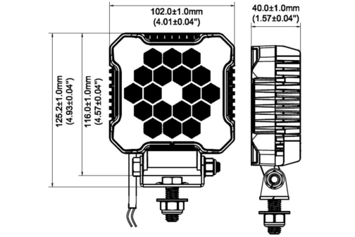 Lámpara de trabajo TruckLED reflector 18x LED 2800 LM - Imagen 3