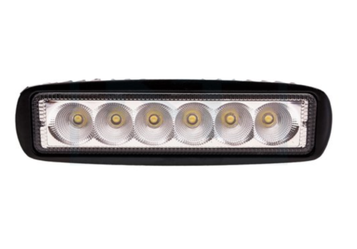 Lámpara de trabajo rectangular 6 LED 900 Lm luz difusa - Imagen 2